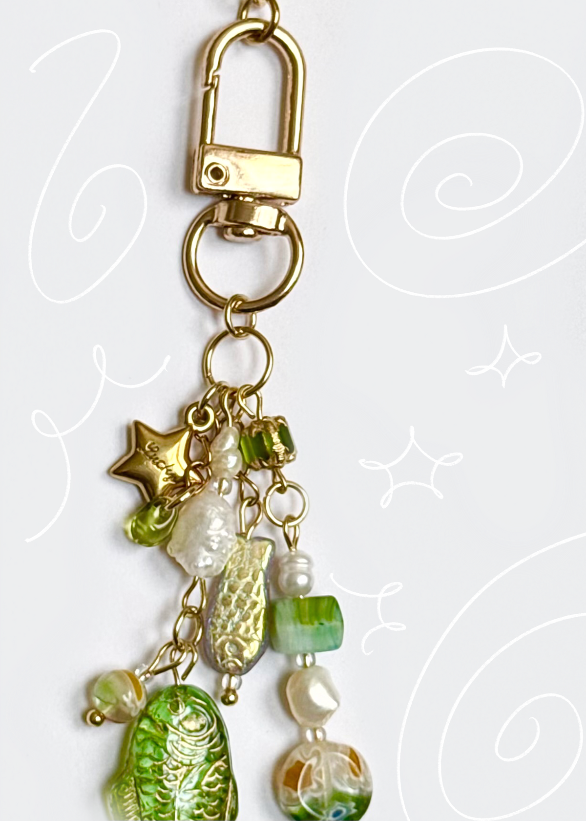 lucky fish bag charm!