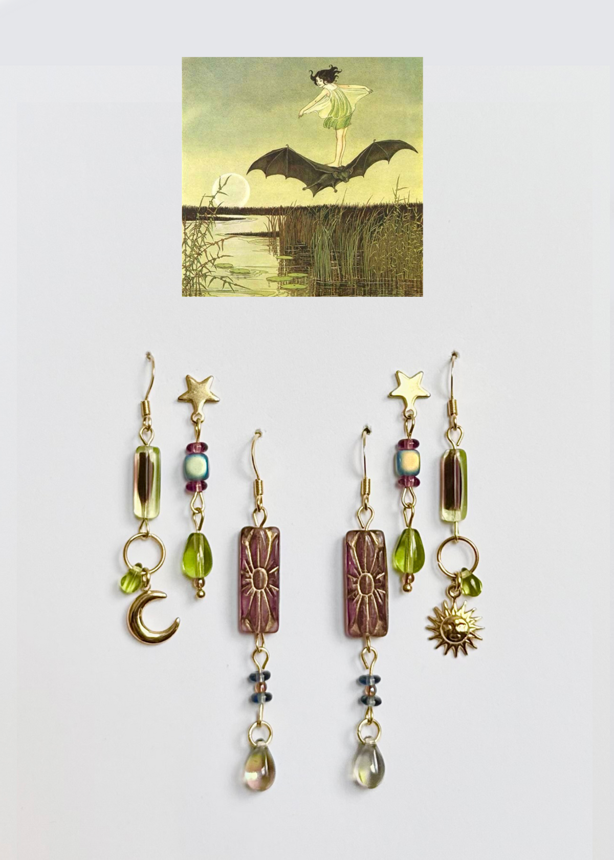 witchy gold stacks ⋆.˚ ☾ .⭒˚