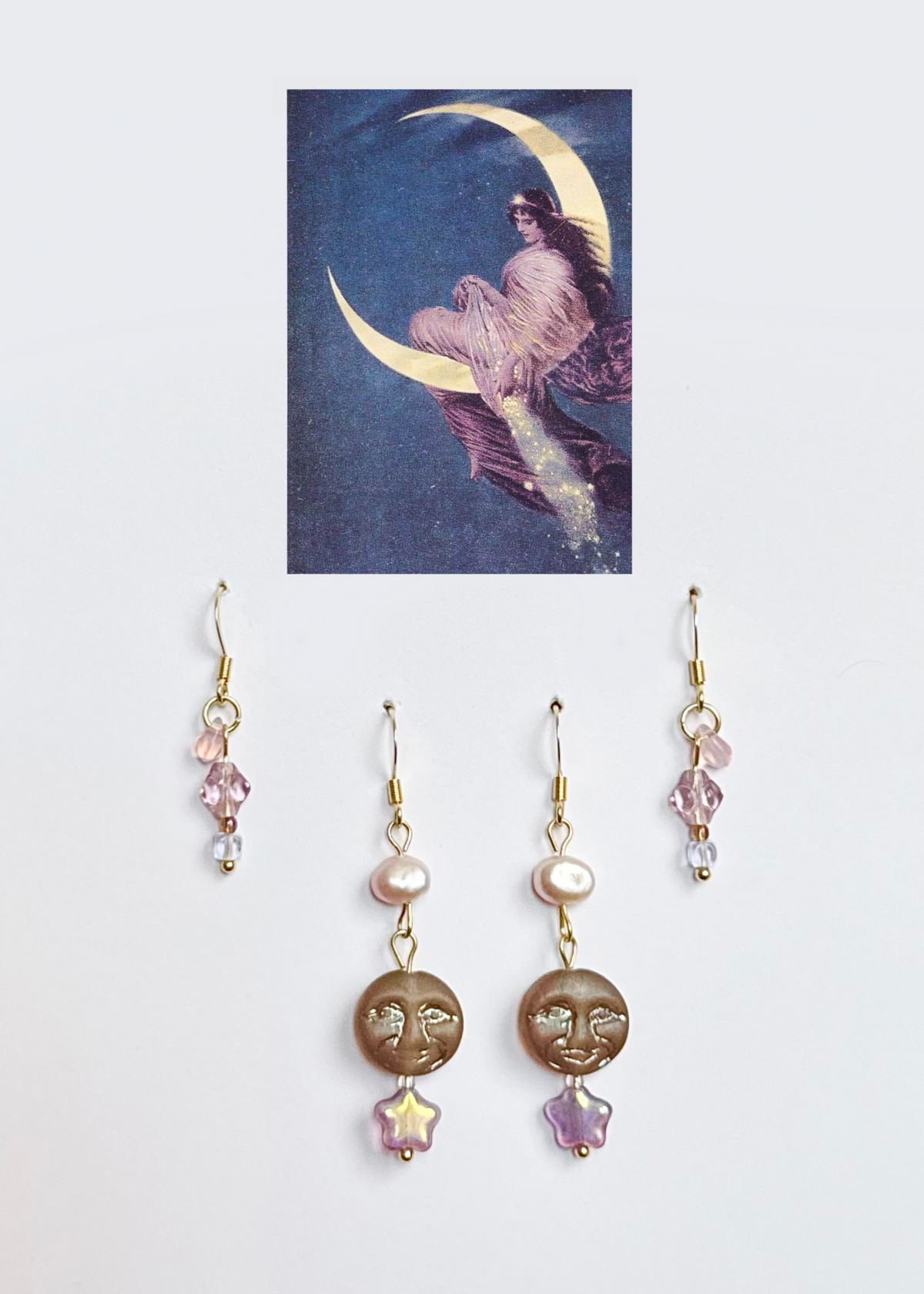 full moon doubles ⋆.˚ ☾⭒. gold